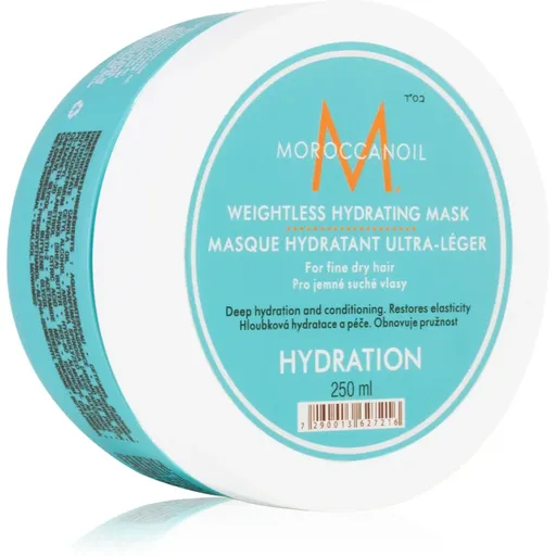 Moroccanoil Hydration Weightless Hydrating Mask hloubkově hydratační maska pro suché a křehké vlasy 250 ml