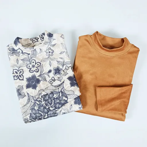 2 halenky s dlouhým rukávem