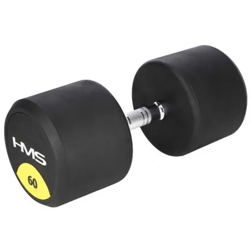 HMS HG PRO 60 KG Jednoruční činka, černá, velikost 60 KG