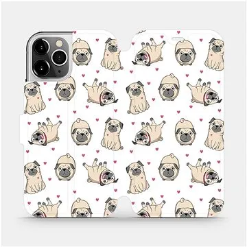 Flipové pouzdro na mobil Apple iPhone 12 Pro - M097P Mopsíci (5903516375462)