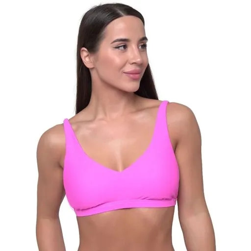 GymBeam SPORT BIKINI Dámský vrchní díl plavek, růžová, velikost