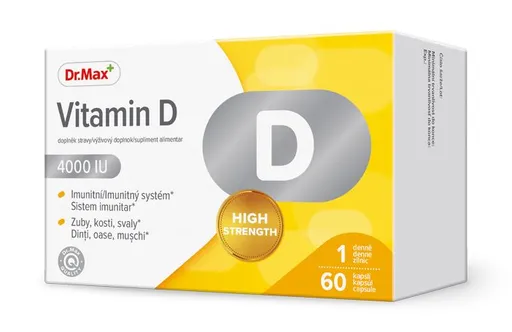 Dr. Max Vitamin D 4000 I.U. 60 kapslí