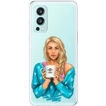 iSaprio Coffe Now pro Blond pro OnePlus Nord 2 5G (cofnoblo-TPU3-opN2-5G)