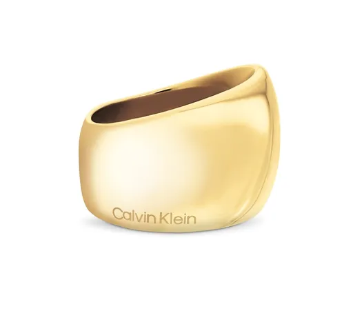 Calvin Klein Masivní pozlacený prsten Modern Purity 35000834 58 mm