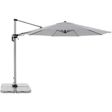 DOPPLER Slunečník zahradní ACTIVE, světle šedý D-827 370cm (446251827)
