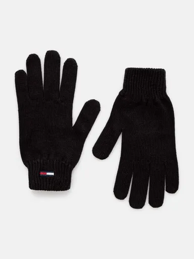 Tommy Jeans dámské černé rukavice AW0AW16778 OS