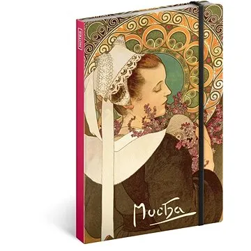 Alfons Mucha Vřes notes nelinkovaný (8595054243630)
