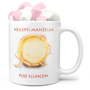 Hrnek Nejlepší manželka pod sluncem (Náplň hrníčku: Marshmallow)