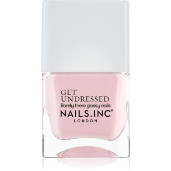 Nails Inc. Get Undressed pečující lak na nehty odstín Dare To Bare 14 ml