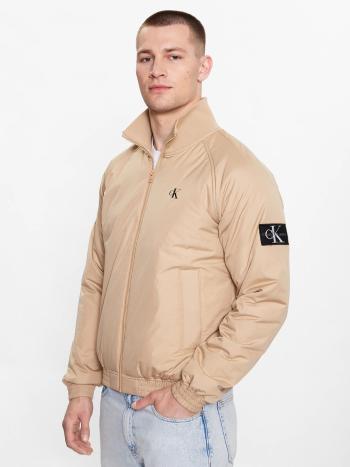 Calvin Klein pánská béžová bunda bomber - XXL (PF2)