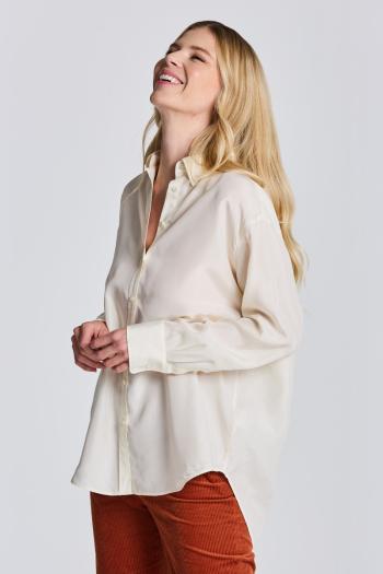 KOŠILE GANT RELAXED SILK SHIRT LINEN