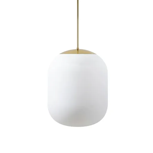 OSMONT TAN62310 TANIA P2 HP závěsné skleněné svítidlo mosaz leštěná / bílá IP40 3000 K 59W LED