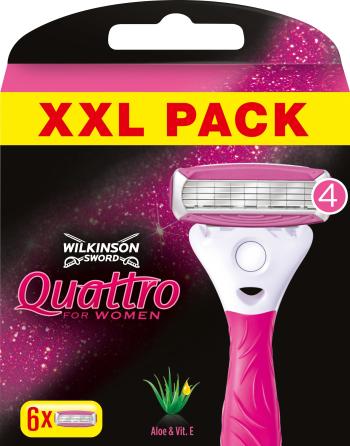 Wilkinson Sword Náhradní hlavice Quattro for Women 6 ks