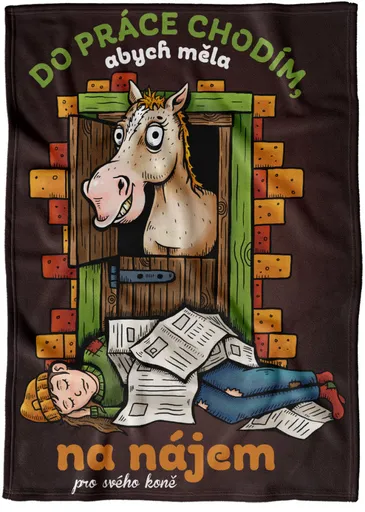 Deka Na nájem pro koně (Podšití beránkem: NE)