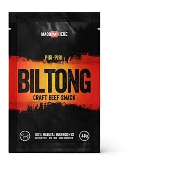 Maso Here hovězí biltong piri piri 40 g (8594185671336)