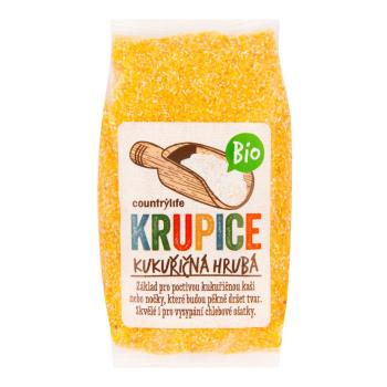 Krupice kukuřičná hrubá 400 g BIO   COUNTRY LIFE