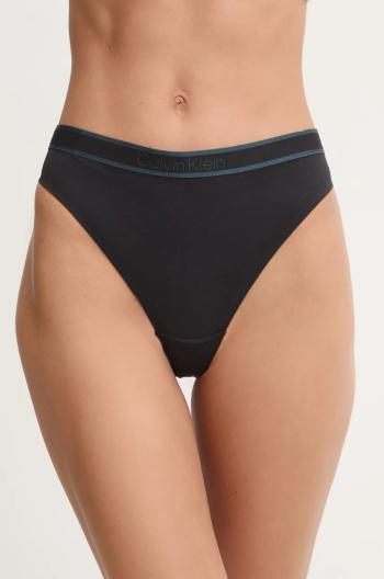 Tanga Calvin Klein Underwear černá barva, 000QF7954E