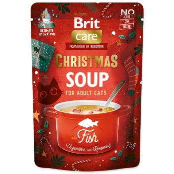 Brit Care Cat Christmas rybí polévka se zeleninou a rozmarýnem 75g