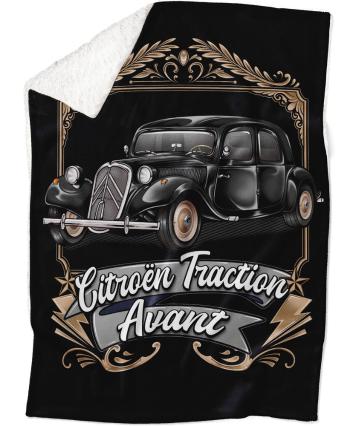 Deka Citröen Traction Avant Black (Podšití beránkem: ANO)