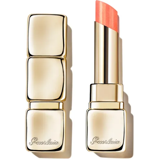 GUERLAIN KissKiss Bee Glow vyživující a hydratační balzám na rty odstín 389 Pearly Peach 3.2 g