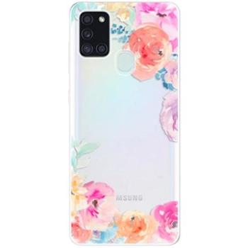 iSaprio Flower Brush pro Samsung Galaxy A21s (flobru-TPU3_A21s)