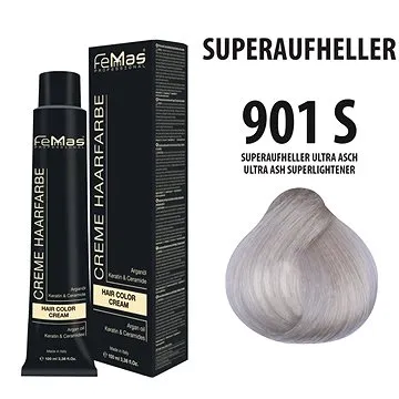 Femmas barva na vlasy ultra super zesvětlující popelavá 901S (4260450266326)