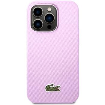 Lacoste Iconic Petit Pique Logo Zadní Kryt pro iPhone 14 Pro Max Purple  (LCHCP14XPVCA)