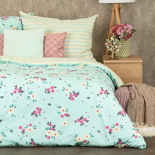 4Home Bavlněné povlečení Ditsy flower, 140 x 220 cm, 70 x 90 cm