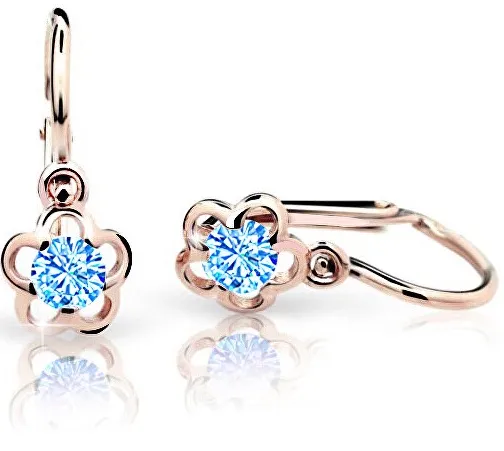 Cutie Jewellery Dětské náušnice C1945-10-X-4 světle modrá