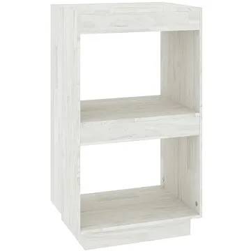 Shumee  bílá 40×35×71 cm masivní borovice, 810840 (810840)