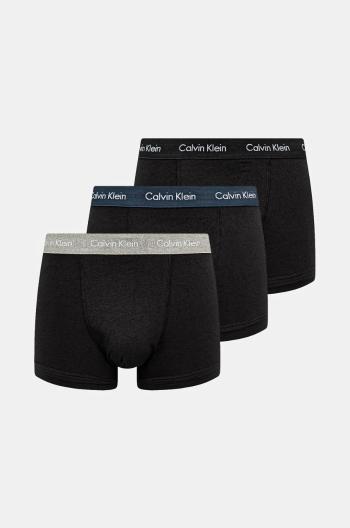 Boxerky Calvin Klein 3-pack pánské, černá barva, 0000U2662G