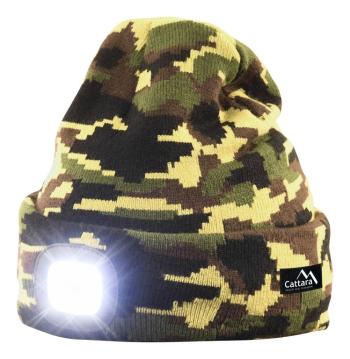 Cattara 85157 Cattara Čepice ARMY s LED svítilnou, USB nabíjení