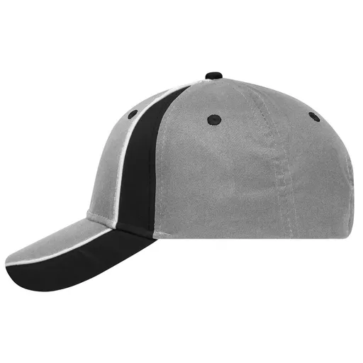 Myrtle Beach (Daiber) Reklamní kšiltovka MB135 - Světle šedá / černá / bílá | uni