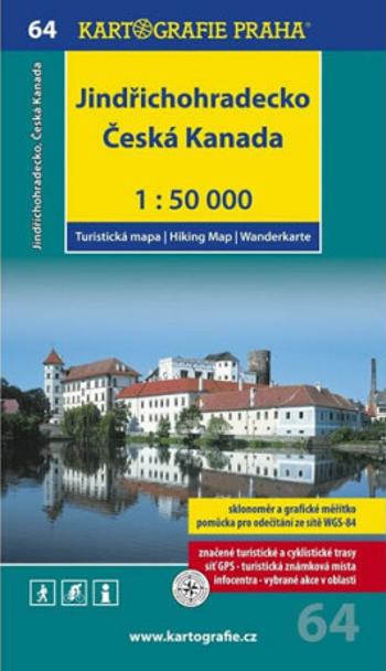 1: 50T (64)-Jindřichohradecko,Česká Kanada (turistická mapa)