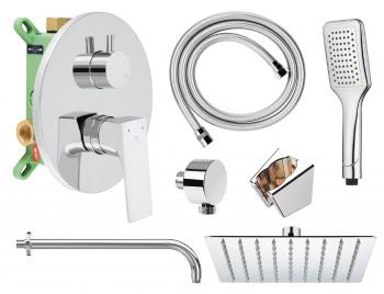 Rubineta Rubineta - Podomietkový sprchový set MODENA-2F chróm OLBAMOD625049