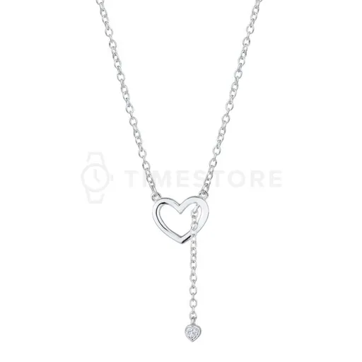 Stříbrný náhrdelník se srdíčky TS-PN-0040