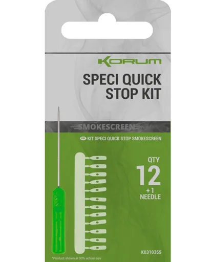 Korum Zarážky Smokescreen Speci Quick Stop Kit 12ks,Korum Zarážky Smokescreen Speci Quick Stop Kit 12ks