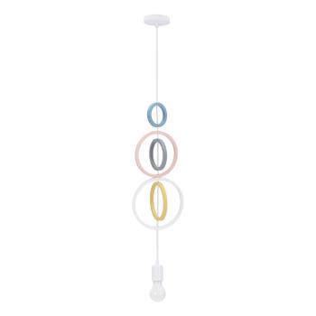 Függőlámpa textil búrával Single – Candellux Lighting