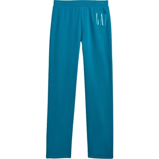 GAP V-LOGO DOORBUSTER PANT Dámské tepláky, tyrkysová, velikost