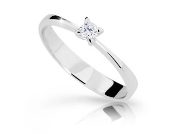 Cutie Jewellery Jemný zásnubní prsten z bílého zlata Z6901-1958-10-X-2 62 mm