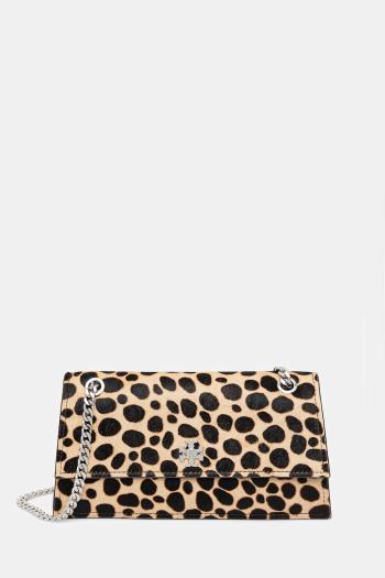 Tory Burch bőr táska Kira Turnlock bézs, 169175.250