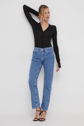 Džíny Calvin Klein Jeans dámské, high waist, J20J222439