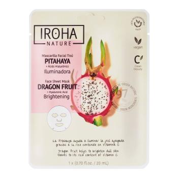 Iroha nature Rozjasňující maska na obličej Dračí ovoce 20 ml