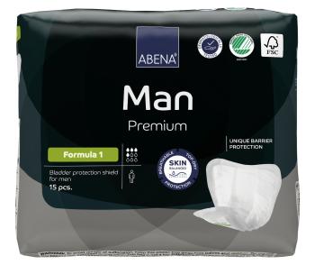 Abena Man Premium Formula 1 inkontinenční vložky pro muže 15 ks