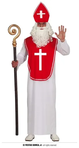 Kostým Mikuláše dospělý vel. 52/54 - Vánoce - GUIRCA