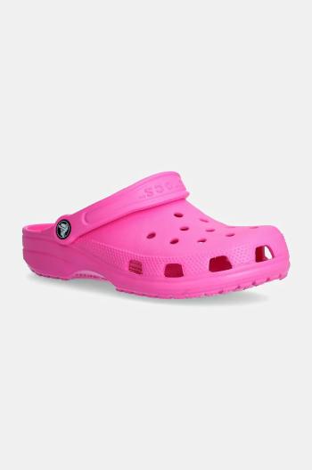 Dětské pantofle Crocs CLASSIC CLOG růžová barva, 206991.G