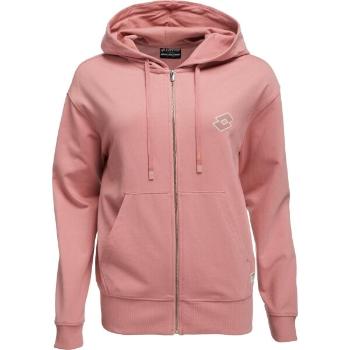 Lotto SMART DUAL II FULL-ZIP HOODIE Dámská mikina, růžová, velikost