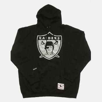 Mitchell & Ness sweatshirt Oakland Raiders NFL Gold Team Logo Hoody black - M