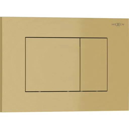 MEXEN Tex 02 splachovací tlačítko, zlatá 6102-06