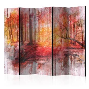 Paraván Autumnal Forest Dekorhome 225x172 cm (5-dílný)